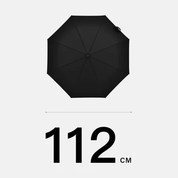 Tiohoh Дървена Дръжка на Чадър 112 см, Големи Мъже Черен Чадър за Дъжд Жените Автоматично Сгъваеми Чадъри 8 До Ветрозащитный Paraguas Открит