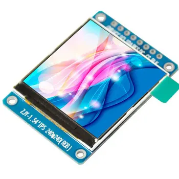 1.54 Inch 240X240 Full Screen Color LCD Digital Display Module SPI Serial Port Module TFT Color Screen St7789 Drive