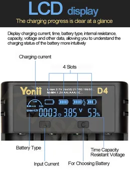 1.2 V Ni-Mh AAA Батерия 1100 mah с LCD дисплей Зарядно Устройство за 3.7 V Литиево-йонна Батерия 18650 14500 26650 1.2 v NI-Mh AA AAA
