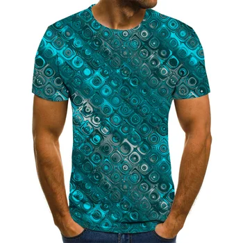 2021 Нова Мъжка Тениска С Изображение на Световъртеж 3D Печатна Тениска Годишният Топ За Мъже И Жени, Свободно време И Развлечения Мода