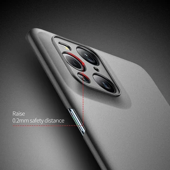 За OPPO Find X3 Pro Case Циан устойчив на удари Твърд PC-Тънки Мат Калъфи за OPPO Find X3 X2 Pro Нео Lite Cover