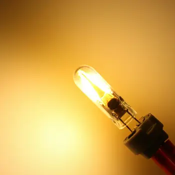 10 Бр. Мини G4 COB LED Лампи с нажежаема Жичка 3 W Замени 15 W Халогенни Лампи За Полилеи Кристални лампи AC / DC 12 В Дома Осветление