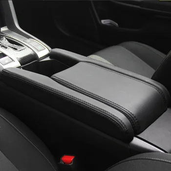 Автомобил-стил интериорът на автомобилния подлакътник калъф декоративен ръкав Аксесоари за Honda CIVIC 10th Coupe 2016