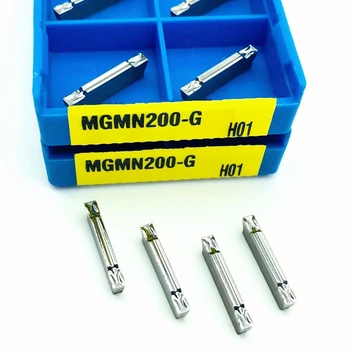 10ШТ MGMN200 -G H01 твердосплавное острието щелевое алуминиево острие стомана, неръждаема стомана струг с ЦПУ струг инструмент държачът MGEHR