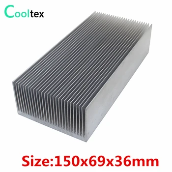 150x69x36mm Алуминиев радиатор радиатор радиатор за електронен усилвател на мощност Чип VGA RAM LED Cooler cooling