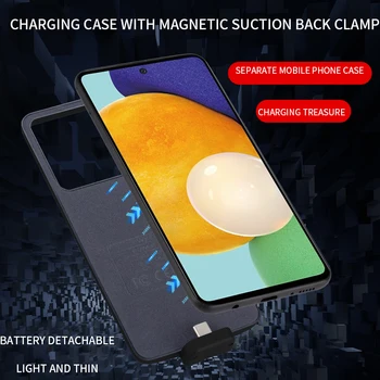 QuLing 5000 Mah За Samsung Galaxy M21 Battery Case M21 Battery Charger Bank Power Case За Samsung Galaxy M21 Battery Case