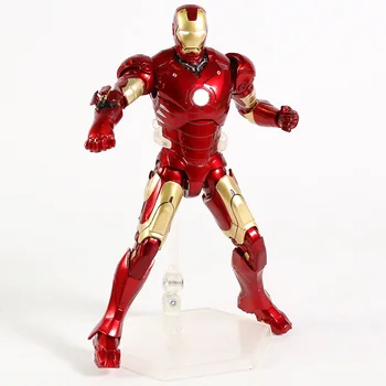 Класически Marvel Iron Man MK3 Mark III Movie Action Figure Ironman Mark 3 Tony Stark Легенди Toys стоп-моушън Модел