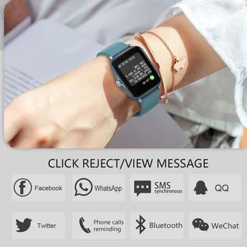 2021 Пълен Сензорен Екран Бутон на Завоя Y20 Жена Smart Watch Фитнес Тракер Smartwatch За Xiaomi Телефон iPhone PK P8 Plus GTS 2