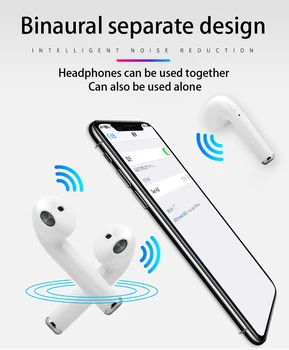 Гореща Продажба i7s TWS Мини Bluetooth Слушалки За Всички Смартфони Спортни Слушалки Стерео Втулки Безжични Bluetooth Слушалки В ушите