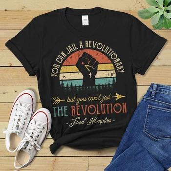 Можете Да Се Засадят В Затвора На Революцията, Но Не Може Да Отиде В Затвора Революция Дамски Тениски Black Lives Matter Justic Equlity Графични Тениски