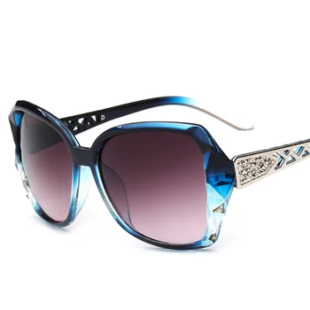 Модерен Квадратен Риболовни слънчеви очила Дамски Риболовни очила с Големи Лилави Дамски Слънчеви очила Огледално Нюанси Дамски Oculos DeSol Feminino