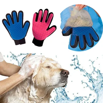 Guante para гато dog Grooming Ръкавица pet products mascotas cat Hair Deshedding Remove Cleaning Puppy Massage dla psa gatos honden