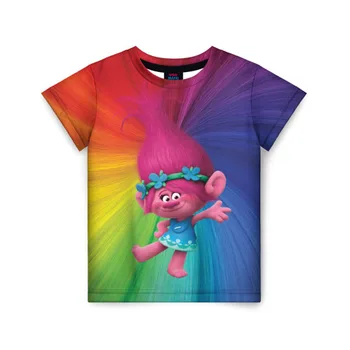 Детска тениска 3D rose trolls