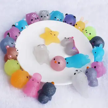 Squishy Animal Toy Преса Mochi Rising Antistress Abreact Топка Мека Лепкава Сладък Забавен Подарък