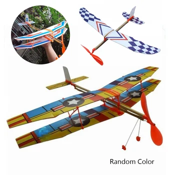 2020 New направи си САМ Ръчно изработени Еластични Rubber Band Захранва САМ Foam Plane Model Kit въздухоплавателни средства Educational Toy