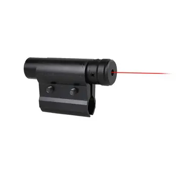 2021 НОВ Червен Лазер Red Dot Лазерен Мерник И Прицел За Пистолет, Пушка Уивър Rail Mount Еърсофт Пистолет Инструменти Аксесоари