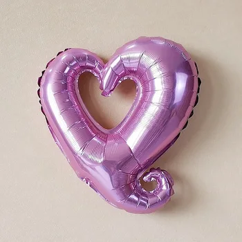 5шт Ден, Свети Валентин, Сватба и рожден Ден Украси, 18-цолови Любов във формата на Сърца-балони