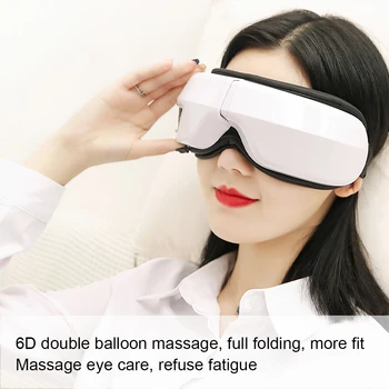 DIOZO Горещ Компрес Вибрации за Масаж на Очите Инструмент Налягане на Въздуха Bluetooth Музика Електрически Масажор за Облекчаване на Умора на Очите Масаж