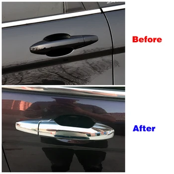За Honda Accord 7 Gen 2003-2007 Carbon Fiber Modify Color Refit Chrome Door Handle Cover Decoration Trim Защита Sticker