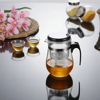 Високо качество на Офис Чайник Термостойкое стъклен Чайник на Китайски кунг-фу Чай пу-ерх кафемашина Стъклена Кана за приготвяне на чай Чай