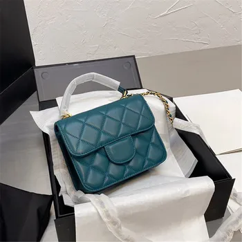 Мода луксозната марка дизайнерски дамски чанта от мека кожа диамантена окото чанта чанта чанта за луксозни партита