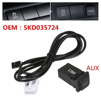 ABS Пластмаса 5KD035724 AUX USB Кабел За Switch RCD510 RCD310 Golf/G-TI/R MK5 MK6 J-etta AUX Switch