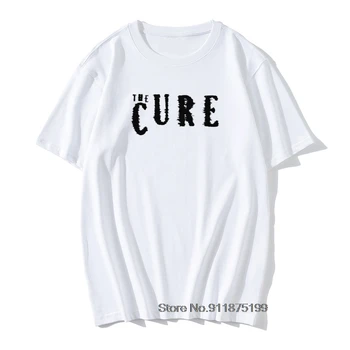 Ново Лято The Cure T Shirt Men Rock Roll T-shirt Men С Къс Ръкав Vintage Cotton Пънк T Shirt Върховете Tee Смешни