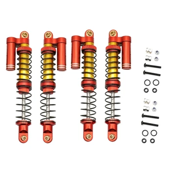 COOL СЪСТЕЗАТЕЛНИ 4БР RC Oil Suspension Shock Absorber 105MM Double Spring Shock Absorber for 1/10 SCX10 TRX4 D90