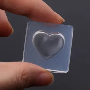69HB Бижута Силиконова Форма на 3D Форма на Сърце Висулка Епоксидна Смола Бижута направи си САМ Занаятчийски Инструмент