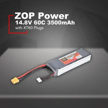 ZOP Power 14.8 V/11.1 V/7.4 V/ 5000mAh/4500mah живот/1300mAh/1500mAh/3500mAh/6000mAh 60C 4S 1P Lipo Батерия Акумулаторна XT60
