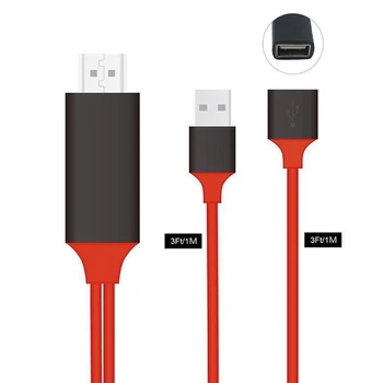 HD Адаптер Кабел USB 3.0 Тип C за HDMI-Съвместим Превключвател Линия за Apple Android Телефон към ТЕЛЕВИЗОРА Универсален Прожекционен Екран Кабел