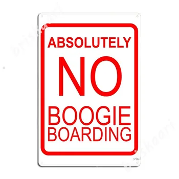 Абсолютно Никакви Метални Табели Boogie Boarding Club Home Wall Decor pub Garage Printing Tin sign Плакати