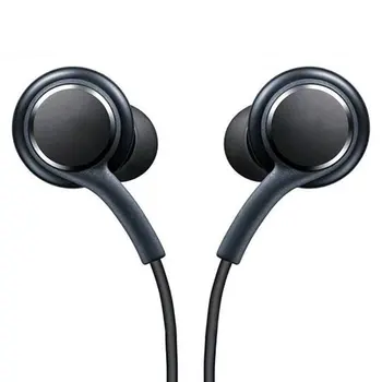 Стерео Спортни Слушалки в ушите С микрофон с 3.5 мм Блок за Управление на Кабелни Слушалки За Samsung Galaxy S8 S8plus