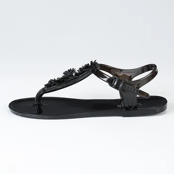 Модни сандали Дамски обувки на плоска подметка еластична Превръзка Бохемия Отдих Дама Ежедневни сандали Открит Chaussures Femme ete