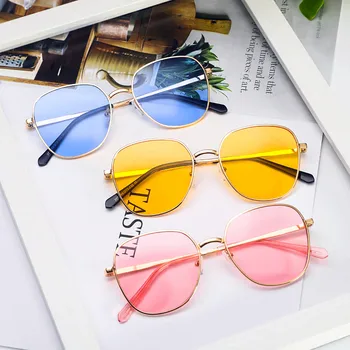 Модни дамски нюанси на Розово Слънчеви очила 2020 Ментална Frame Слънчеви очила UV Защита на Външни Очила Дамски Zonnebril Dames