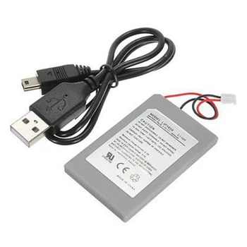 1800 ма Подмяна на Батерии, Захранване за Захранване + USB Зарядно Устройство Кабел Кабел Пакет за Playstation 3 PS3 Контролер