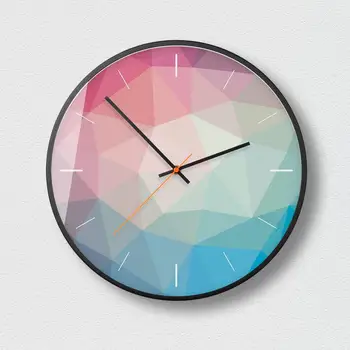 Многоцветни Абстрактни Стенен Часовник с Модерен Дизайн Фантастично Изкуство Стенни Часовници Проста Всекидневна, Декориране на Дома, Аксесоари C5T122
