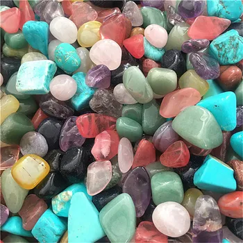 Farbe crystal чипове Mixed Quarz Kristall Stein tumbled stone Probe stone mineralien und