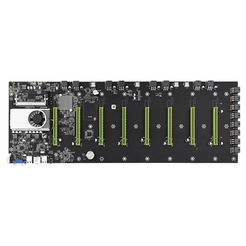 Нов D37 8 GPU Bitcoin Crypto Ethereum Mining дънна Платка в Комплект с 8 GB DDR3 1600 Mhz RAM 1037U 128 GB mSATA SSD захранващ Кабел
