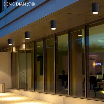 Модерен открит тавана лампа водоустойчив led алуминиев downlights spot light балкон, коридор, пасаж, коридор celling светлини cube