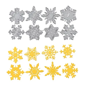 Eastshape Snowflake Cutting Умира Коледа Metal Cutting Умира Шаблони Die Cut за 