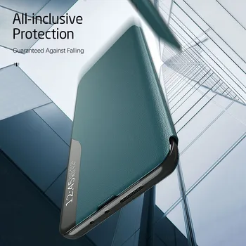 За Samsung Galaxy S20 Ultra Дело на Три поколения на Smart View Кожен Флип калъф за Samsung S20 S21 FE S 21 20 Plus Case Корпуса