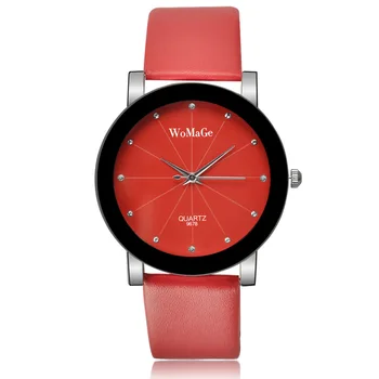 2018 Fashion WoMaGe Brand Luxury Crystal Watch Дамски часовник дамски Кожени дамски часовник saat rosi кол saati relogio feminino
