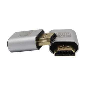 2021 VGA HDMI-съвместим Фиктивен Включете Виртуален Дисплей Емулатор DDC Адаптер Edid Подкрепа на 1920x1080P За Видеокартата БТК Mining Миньор