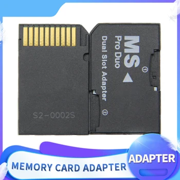 Висококачествен Двоен Слот за Micro SD TF to MS Memory Stick Pro Duo Adapter CR-5400
