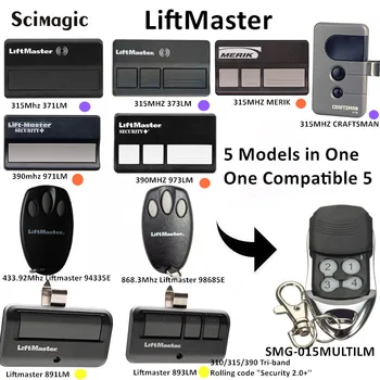 Liftmaster 98685E garage door remote control 868,3 Mhz rolling code 98685E command wireless transmitter gate control key fob