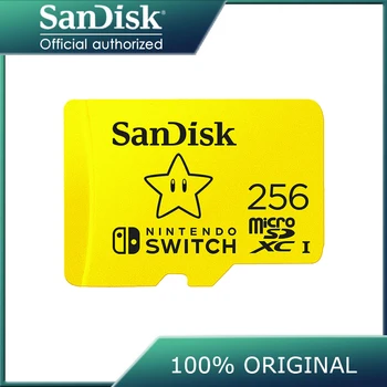 Най-новите SanDisk micro sd Card 256GB 128GB 64GB U3 SDXC Съвместими С Nintendo Switch memory SD Card Transflash TF Card