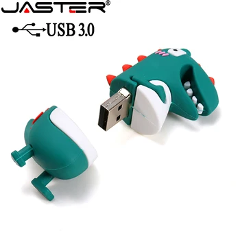 JASTER Динозавър Cartoon USB 3.0, flash drive, Pen drive 32GB 64GB 16GB, 4GB 8GB USB stick pendrive flashdrive Творчески подаръци