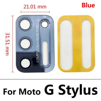 За Motorola Moto G Stylus 5G Play G10 G20 G30 Fusion Plus Задната Камера Обектив Rea|r Защитно Фолио За Екрана с glud