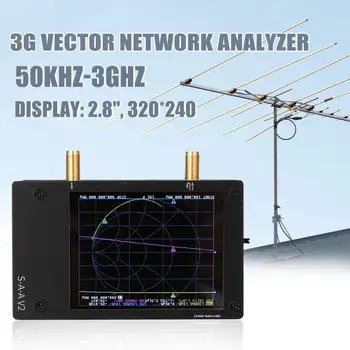 3G Вектор Мрежов анализатор S-A-A-2 NanoVNA V2 Антена Анализатор на къси вълни HF VHF UHF с Корпус Вектор Мрежов анализатор